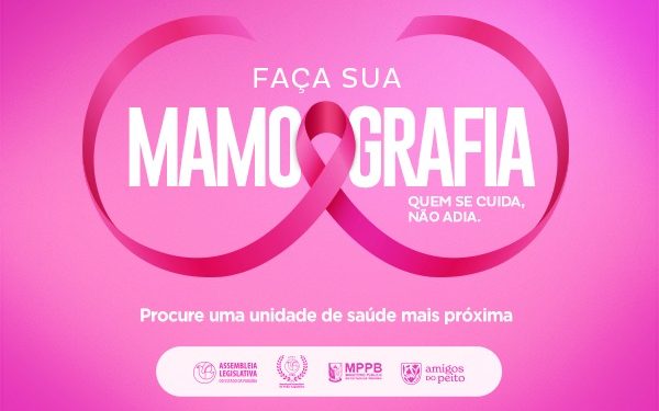 Outubro Rosa: MPPB junta-se à ALPB em campanha de conscientização sobre o câncer de mama