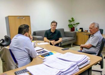 Amigos? Júnior Araújo e José Aldemir cumprem agenda conjunta