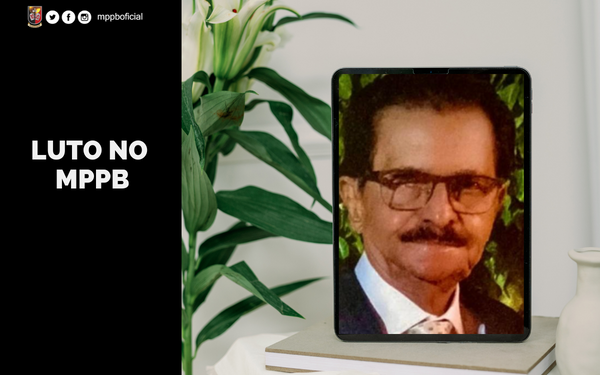 MPPB decreta luto oficial pela morte do procurador de Justiça aposentado, Arlindo Carvalho