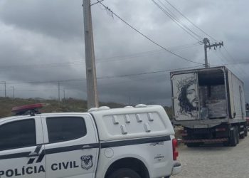 Polícia Civil recupera caminhão com 16 toneladas de carne roubadas em Campina Grande