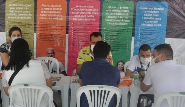 Procon-CG leva serviços aos moradores de Nova Brasília e do Belo Monte por meio do Campina Bem Cuidada