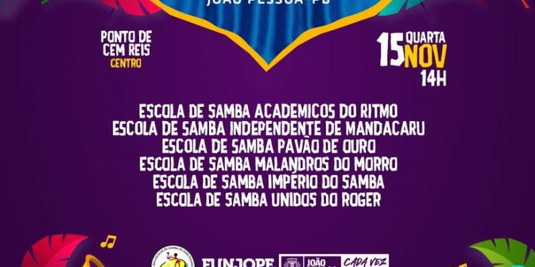 Funjope e Liga das Escolas de Samba apresentam sambas-enredo do Carnaval 2024
