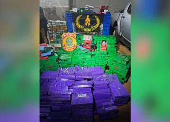 Polícias Militar e Federal apreendem mais de 1 tonelada de drogas no Sertão da Paraíba