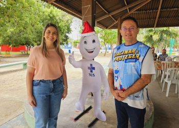 Em primeiro dia como secretária adjunta de Saúde, Carol Gomes acompanha o Dia D de multivacinação em Campina Grande