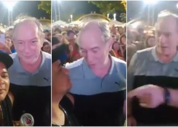 Ciro Gomes dá tapa no rosto de homem após ser chamado de “bandido”