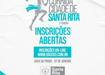 Abertas as inscrições para a 2° edição da Corrida Cidade de Santa Rita
