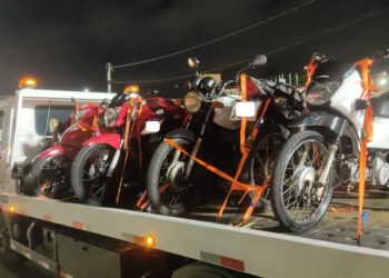 Ação conjunta combate “rolezinho” em Campina Grande e apreende mais de 10 motocicletas que infringiam Código de Trânsito
