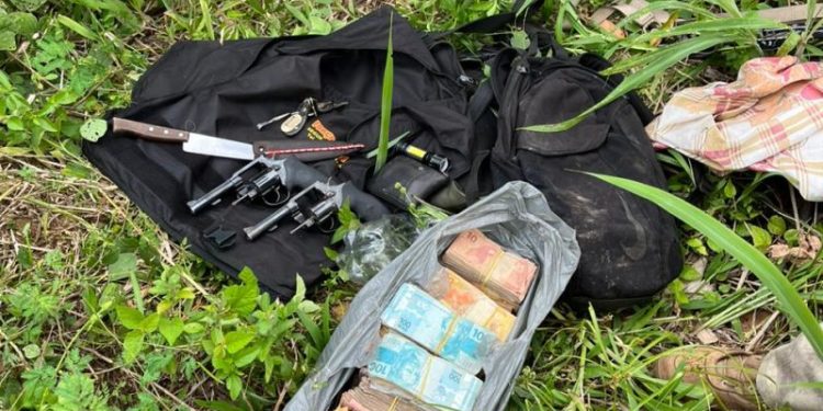 Polícia Militar prende acusado de assaltar banco em Alagoa Nova e recupera material roubado