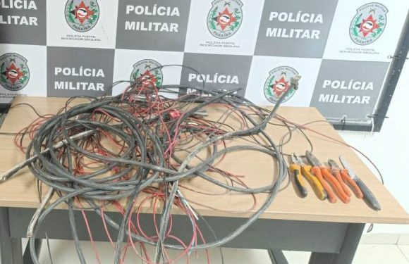 Polícia Militar prende acusado de tentar furtar fios e prisões chegam a 32 na grande João Pessoa