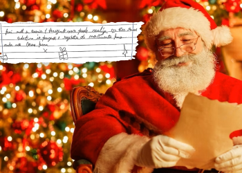 Menina pede ao Papai Noel nome dos pais adotivos e tem o desejo de Natal realizado