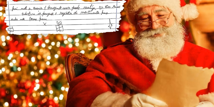 Menina pede ao Papai Noel nome dos pais adotivos e tem o desejo de Natal realizado