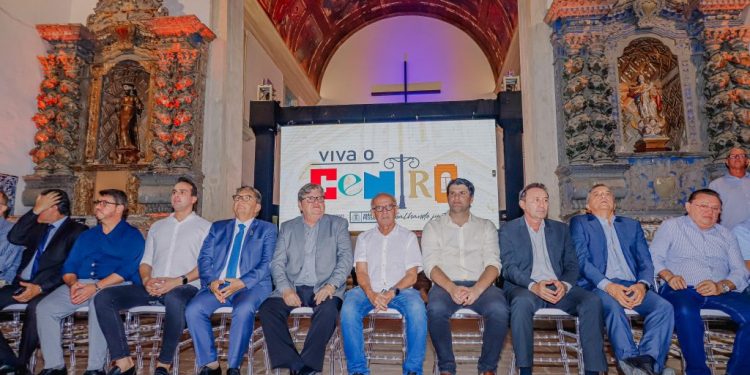 João e Cícero anunciam pacote de R$ 400 milhões em investimentos para o Centro Histórico de João Pessoa