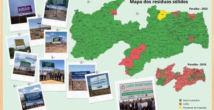 Levantamento do MPPB aponta que 4% das cidades paraibanas ainda mantêm lixões