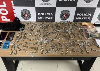 PM apreende mais de 400 embalagens com drogas durante rondas na madrugada em João Pessoa
