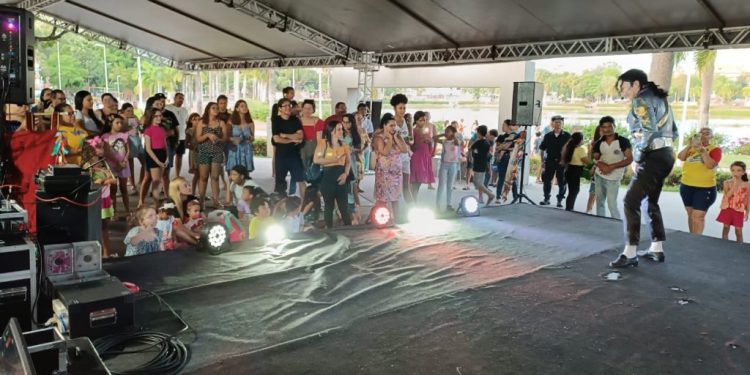 Famílias aproveitam último fim de semana de janeiro do projeto ‘Férias no Parque’