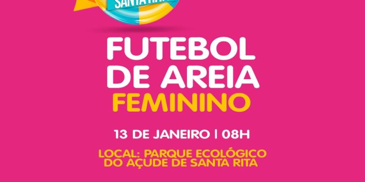 Verão Mais Santa Rita segue nesse final de semana no Parque Ecológico do Açude com jogos do futebol de areia