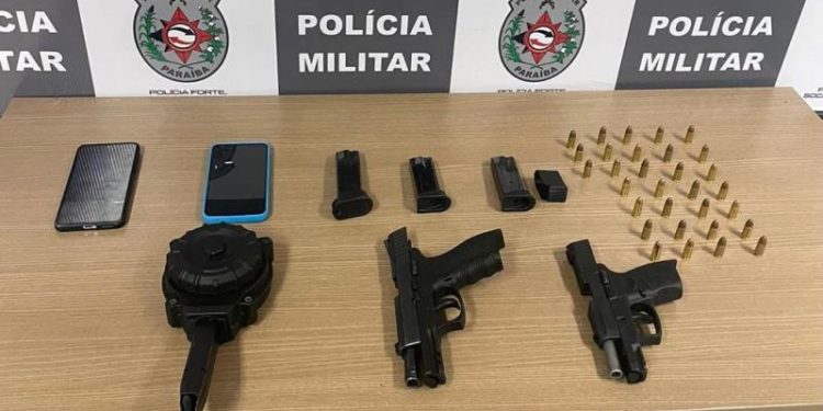 EM FLAGRANTE: Polícia Militar prende acusados de duplo homicídio na Grande João Pessoa