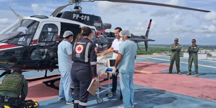 Transporte aeromédico transfere paciente com AVC Isquêmico, agiliza atendimento e evita sequelas graves