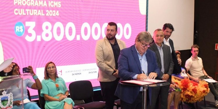 Governador lança ICMS Cultural 2024 e Prêmio Paraíba Junina, anuncia editais e investimentos de mais R$ 50 milhões em ações de fomento à cultura