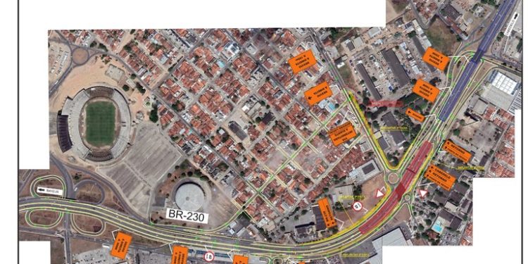 DER modifica tráfego na BR-230 na obra do Viaduto de Água Fria