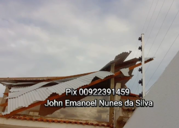 Motorista da ALPB pede ajuda para reconstruir casa destruída por ventania
