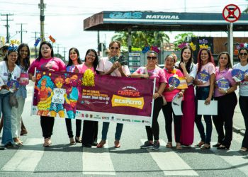 Prefeitura de Bayeux realiza ação de conscientização para coibir a violência contra a mulher no Carnaval