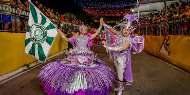 Segunda noite de apresentações teve escolas de samba, tribos indígenas e clubes de frevo