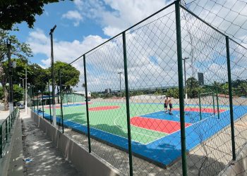 Prefeitura de Santa Rita entrega reforma da Praça Dom Pedro II, com revitalização das quadras