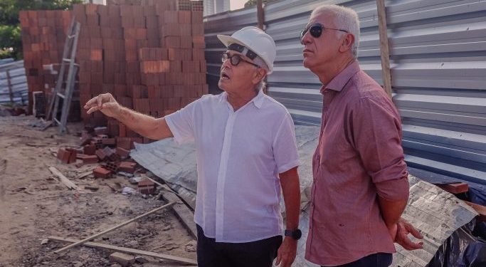 Cícero Lucena inspeciona obras do primeiro Hospital Veterinário de João Pessoa e projeta entrega até junho