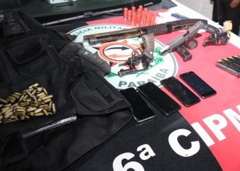 Polícia Militar prende suspeitos que planejavam ataque a tiros na cidade de Cabedelo