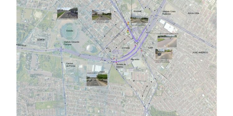 DER modifica tráfego na BR-230 na obra do Viaduto de Água Fria