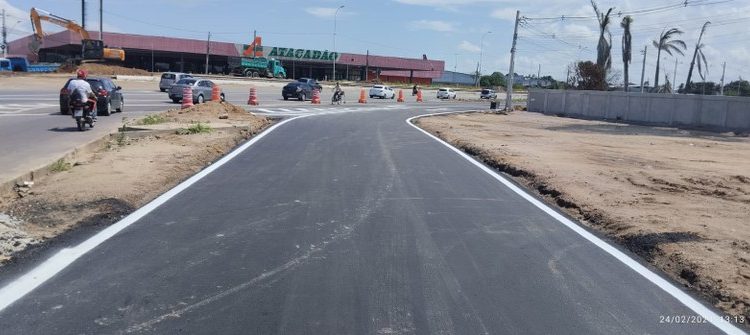 DER modifica tráfego na BR-230 na obra do Viaduto de Água Fria