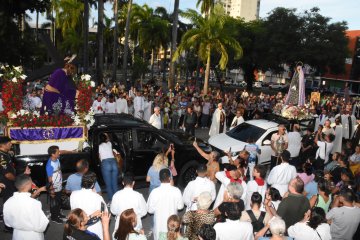 Encontro das imagens de Jesus e Maria na sede do Palácio da Justiça marca atos para início da Semana Santa
