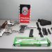 PM apreende estudante de 15 anos com armas, munições e canivetes em escola de Sapé