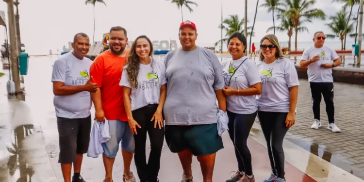 Hospital Santa Isabel reúne pacientes bariátricos em ação na orla de Tambaú