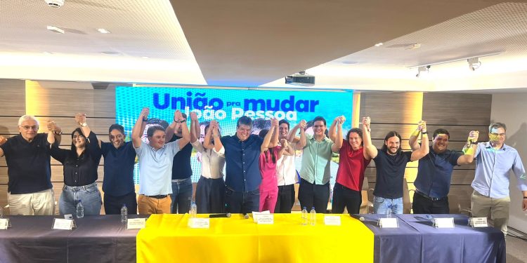 MDB e União Brasil oficializam apoio a pré-candidatura de Ruy Carneiro: “é a chapa da mudança”