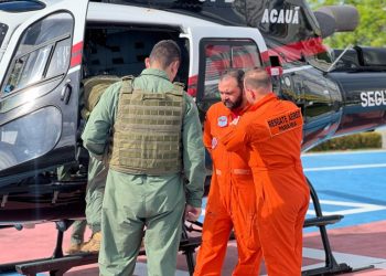 Serviço de UTI aérea do Governo da Paraíba transfere vítima de atropelamento grave para tratamento em João Pessoa
