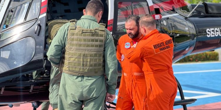 Serviço de UTI aérea do Governo da Paraíba transfere vítima de atropelamento grave para tratamento em João Pessoa