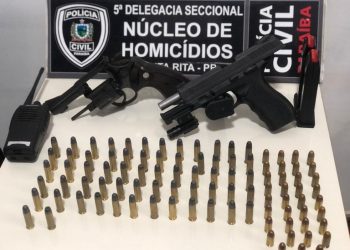 Operação conjunta prende cinco criminosos em Santa Rita e apreende armas e munições