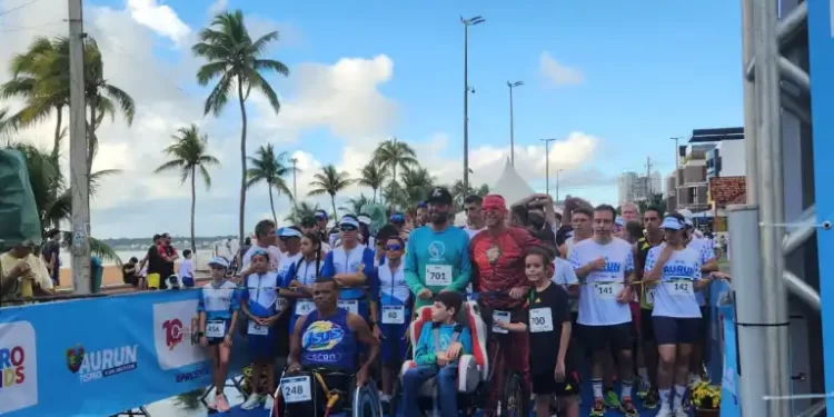 Autismo Run reúne mil corredores na Orla em prol da conscientização e inclusão no maior circuito do Nordeste
