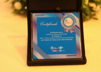 Programa do Campo Para a Mesa, da Prefeitura de Conde, é premiado pela participação no Prêmio Sebrae Prefeitura Empreendedora