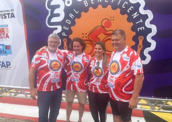Veneziano participa de Pedal Solidário de Boa Vista em favor do Hospital da Fap e celebra destinação de R$ 8 milhões para Acelerador Linear que chegará em junho