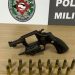 Polícia Militar cumpre dois mandados de prisão e apreende duas armas de fogo em ações na zona sul da capital
