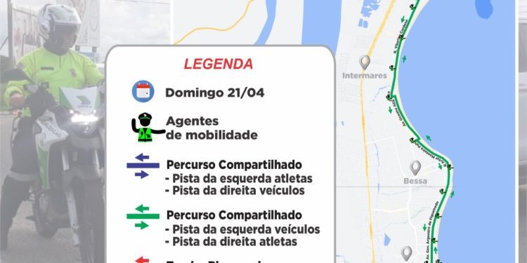 Agentes da Semob-JP darão apoio operacional durante a realização da Maratona de João Pessoa