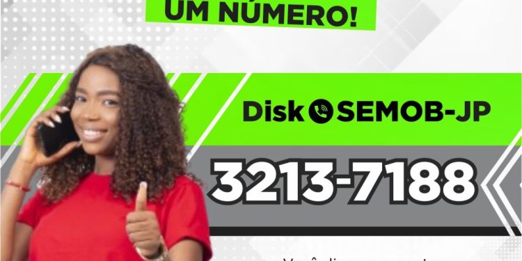 Semob-JP disponibiliza novo número de telefone para que população acione qualquer serviço do órgão