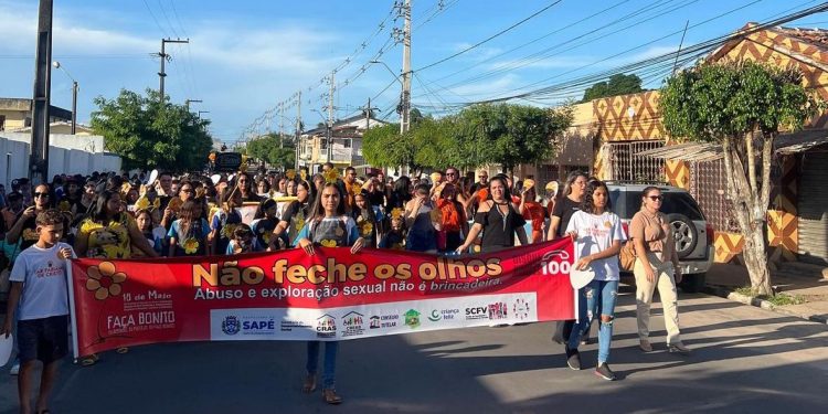 Caminhada em Sapé marca Dia Nacional de Combate ao Abuso e à Exploração Sexual Infantil