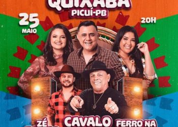 Em Picuí: XIX Forró da Quixaba será realizado dia 25 de maio e contará com 3 atrações musicais