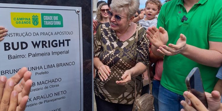 Prefeitura de Campina Grande entrega praça Bud Wright, no bairro Palmeira Imperial