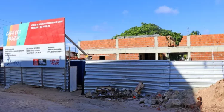 Prefeitura de João Pessoa avança com obra de reconstrução da Lavanderia Comunitária de Mandacaru
