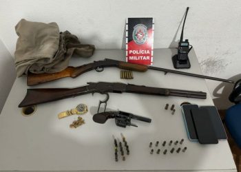 PM fecha mês de abril com 214 armas de fogo apreendidas na Paraíba e 194 foragidos capturados
